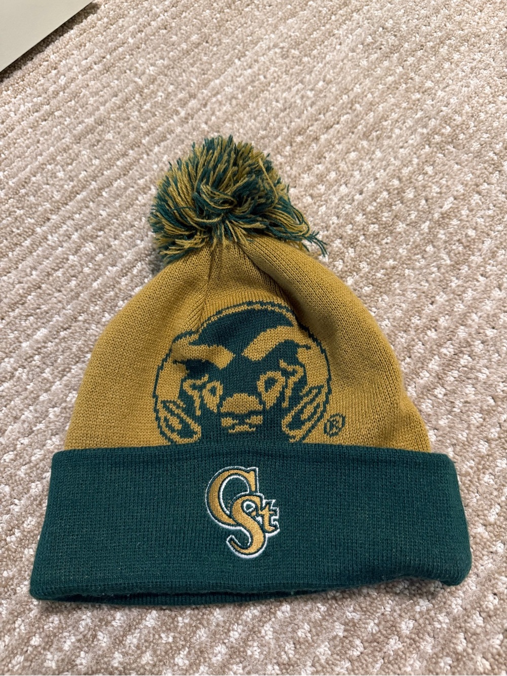 Colorado State University beanie winter hat